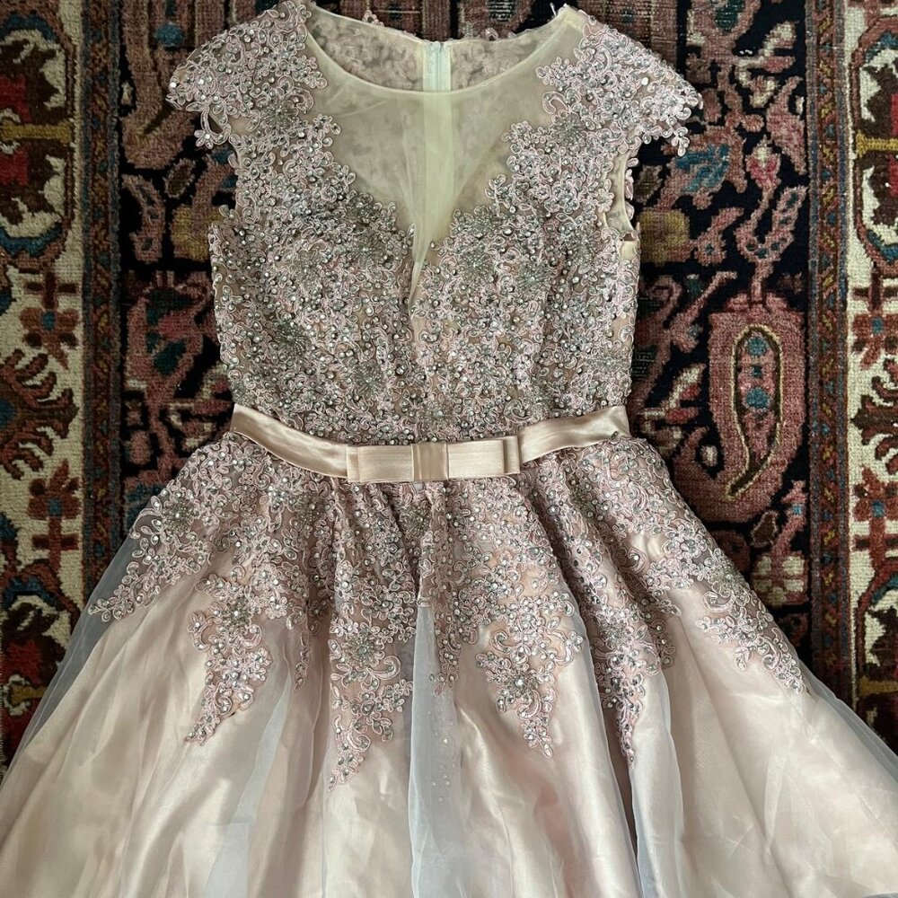 Elegant Lace Floral Dress
